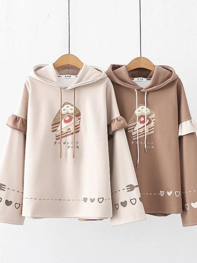 Teddy bear fleece hoodie