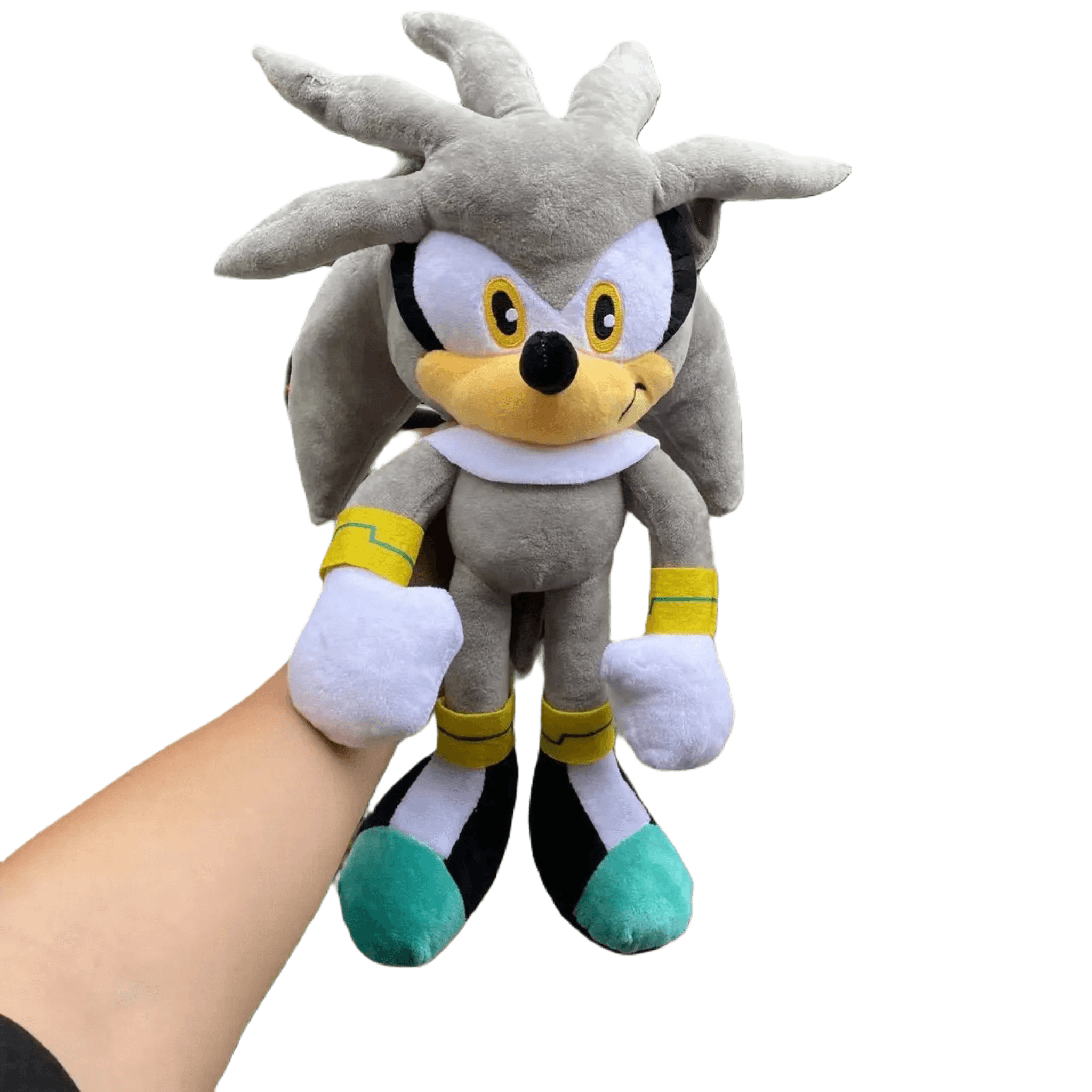 Silver plush