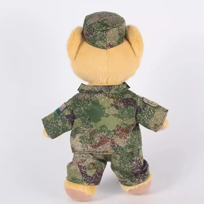 Armed teddy bear