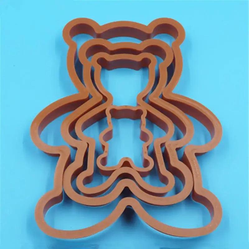 Teddy bear cookie cutter