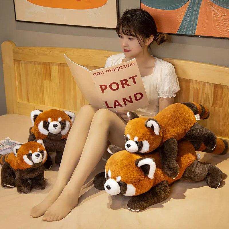 Red panda plush toy