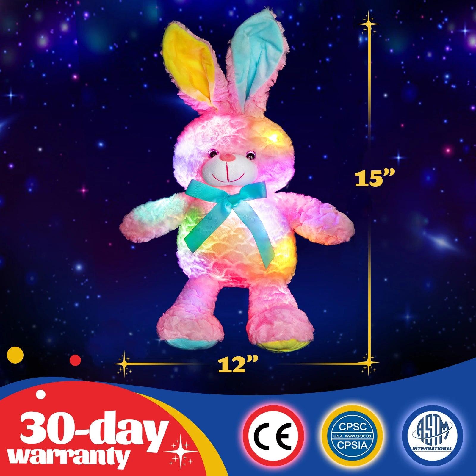 Pink rabbit teddy