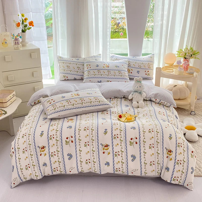 Cream teddy bedding