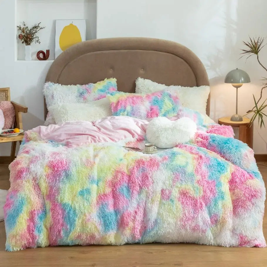 Mink plush velvet bed