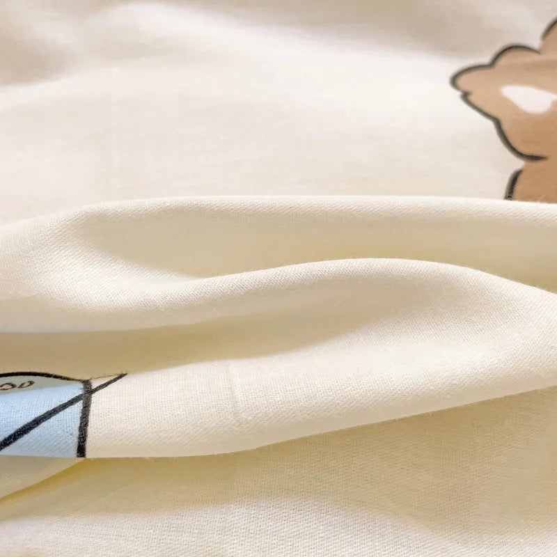 Teddy bear bed sheet