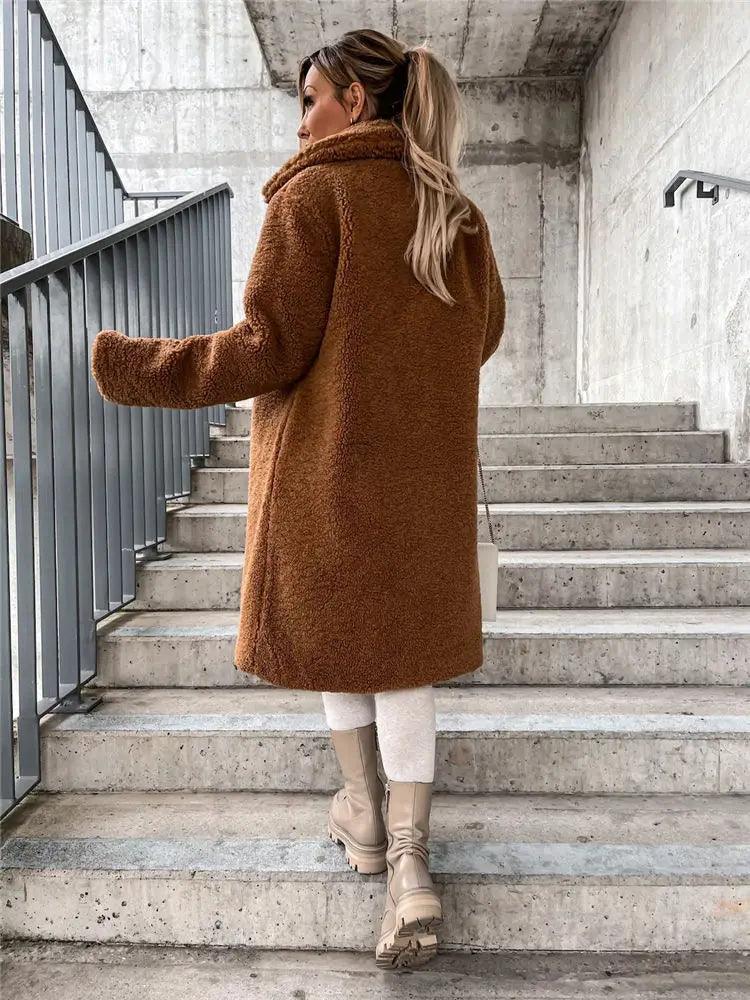 Womens teddy bear coat