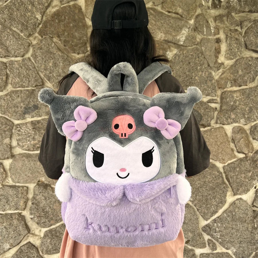 Plush backpack