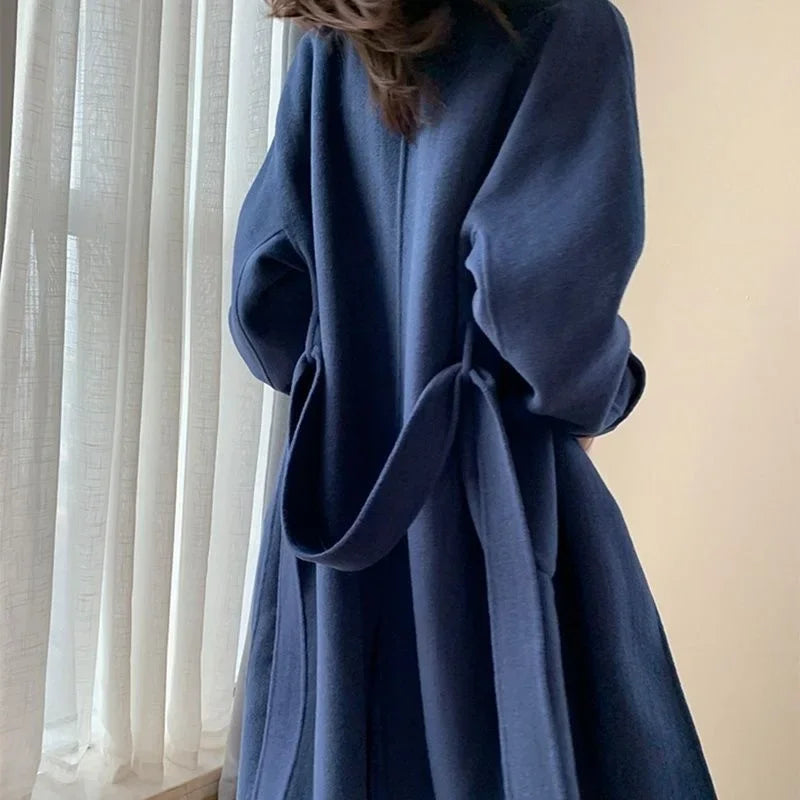 Teddy coat navy