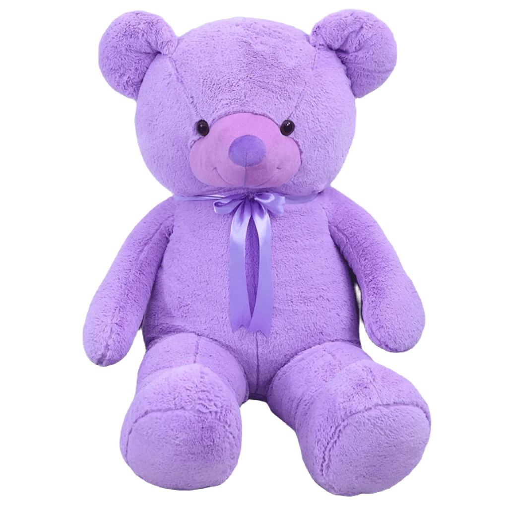 Purple teddy bear