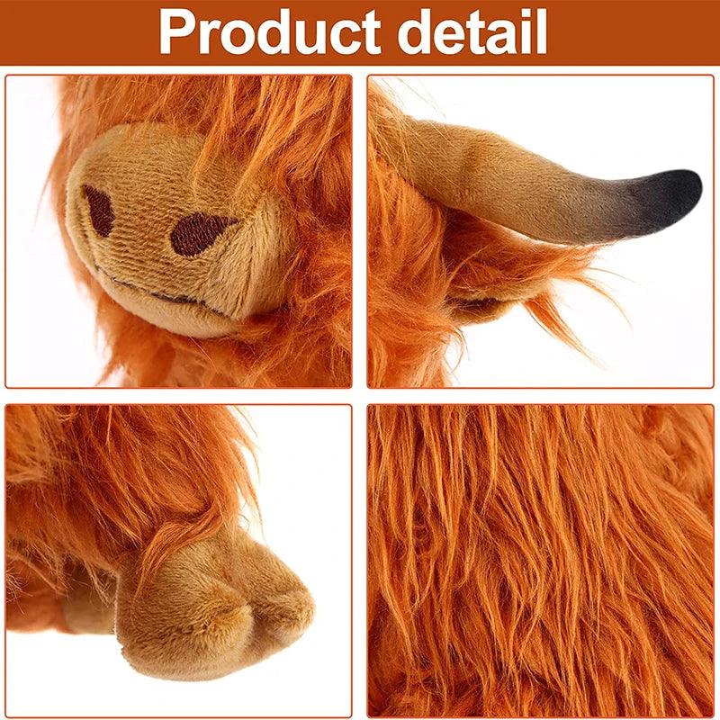 Highland cow plush toy