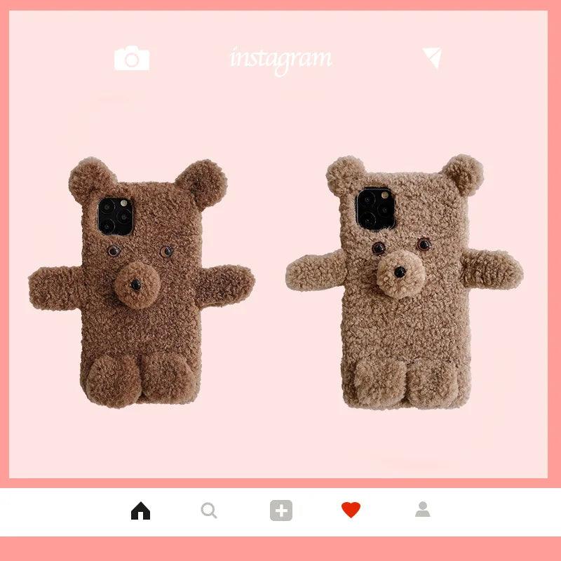 Teddy bear phone case