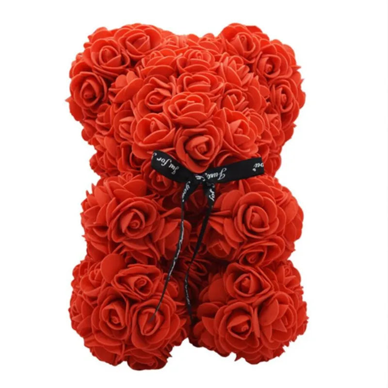 Flower teddy bear