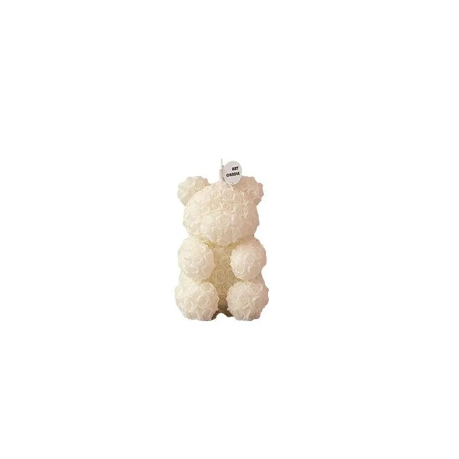 Teddy bear candle