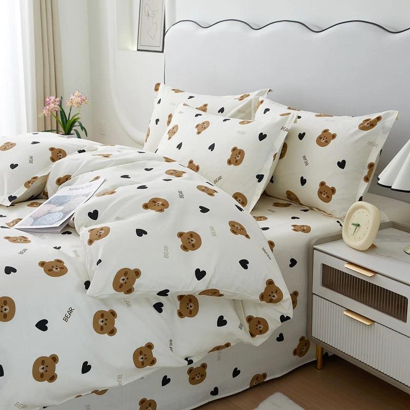 Teddy bear fitted sheet