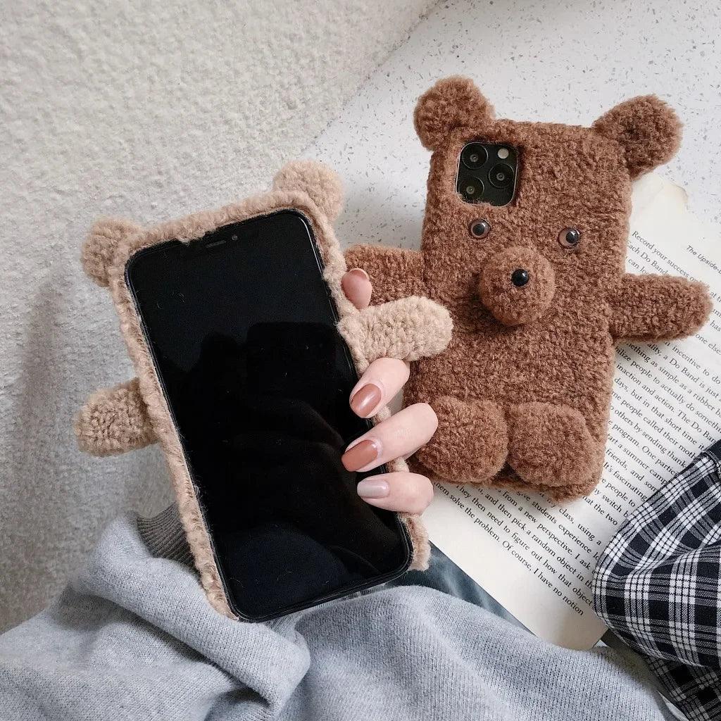 Teddy bear phone case