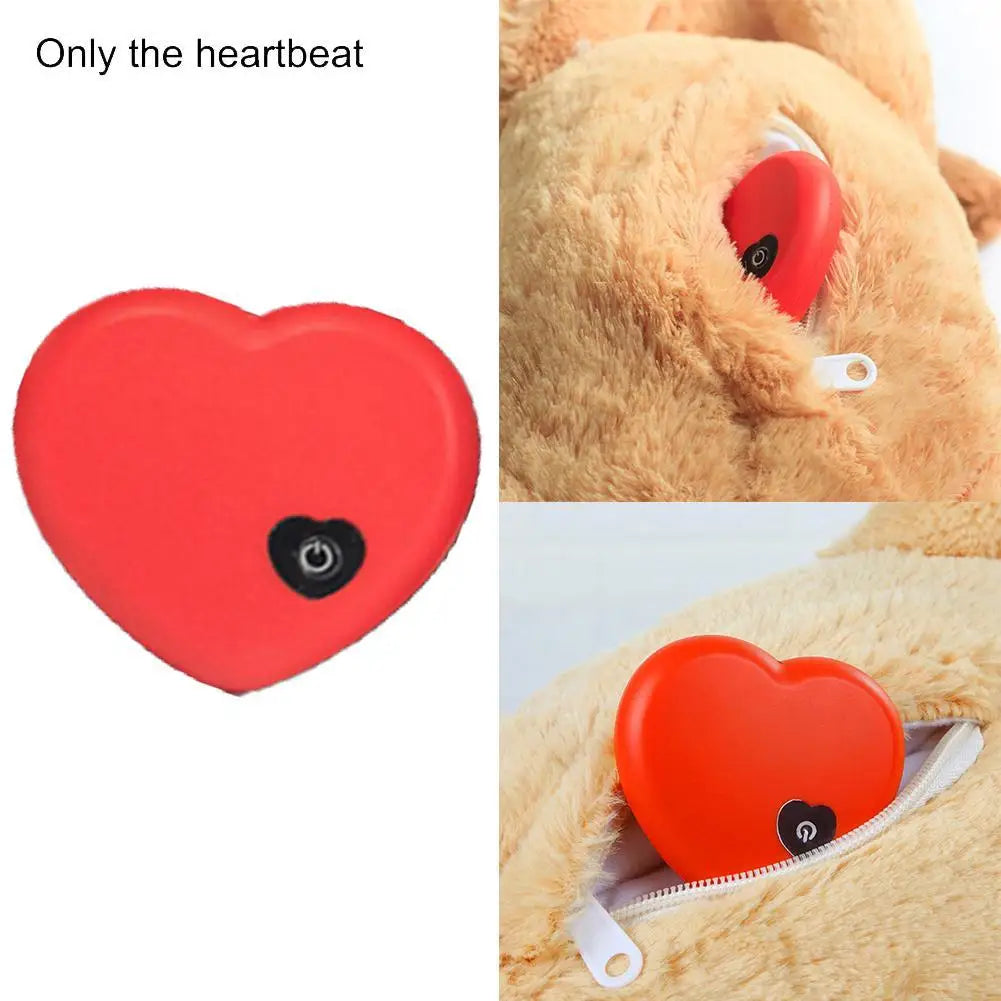 Heart beating teddy