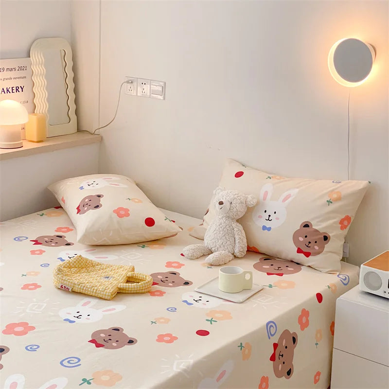 Teddy bear bed sheets