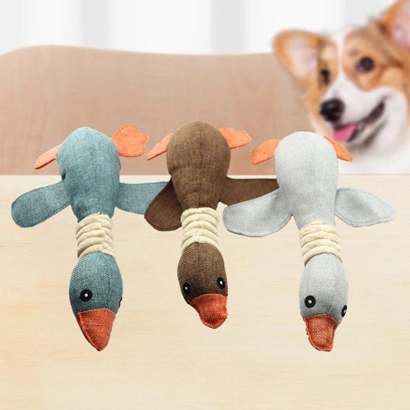 Plush dog toy