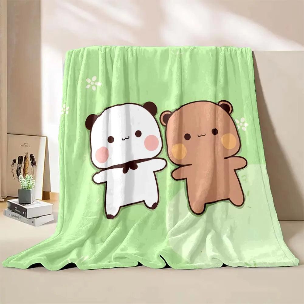 Teddy bear fleece blanket