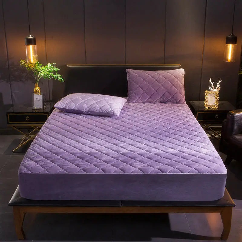 Plush velvet bed