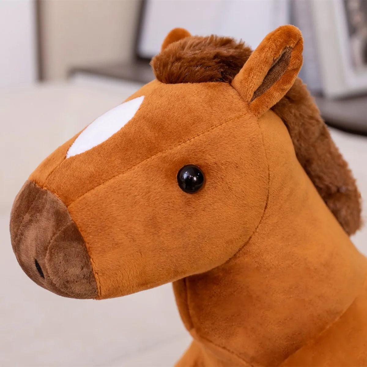 Plush horse toy