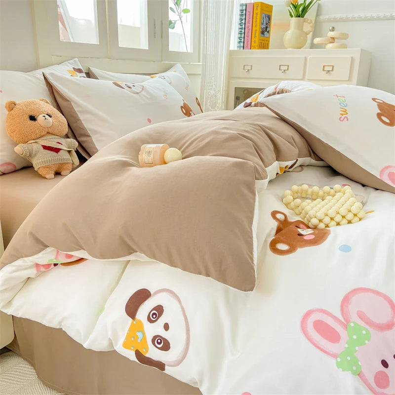 Duvet cover teddy bear