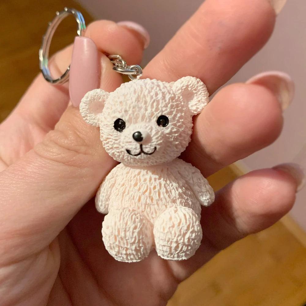 Teddy bear key ring