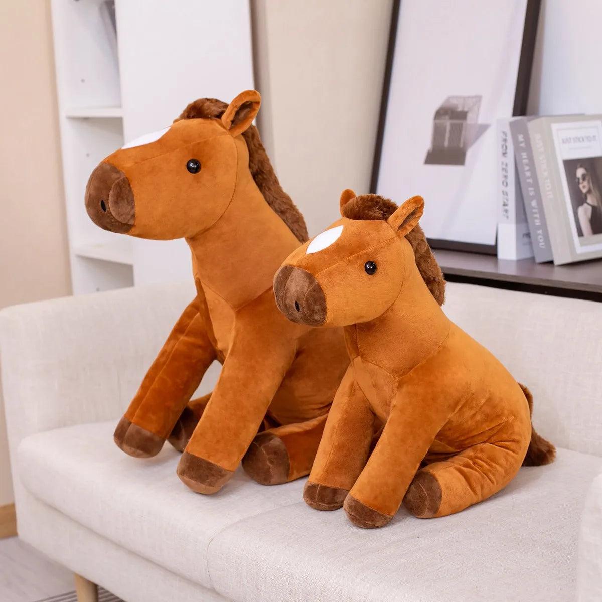 Plush horse toy