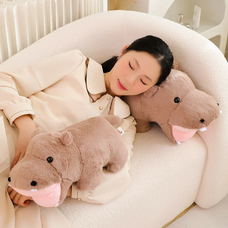 Hippopotamus teddy bears