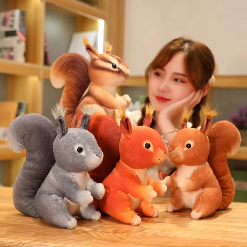 Plush toy squirrel