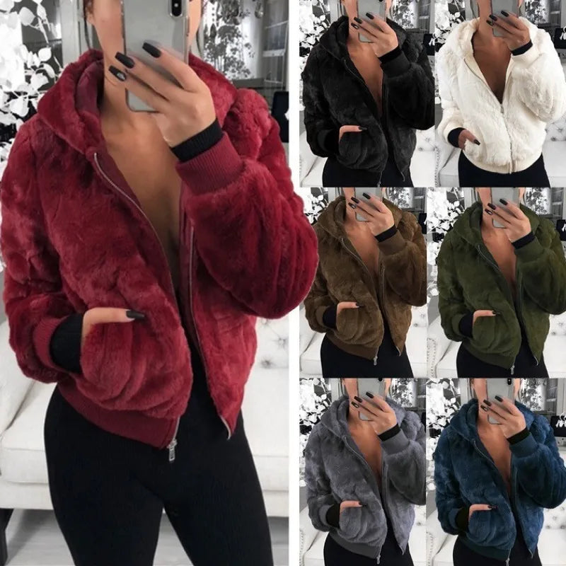 Teddy bear coats for womens