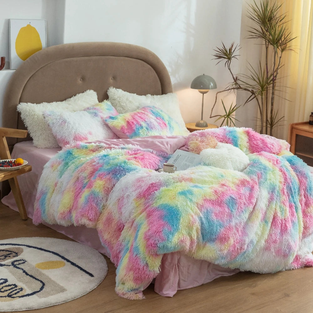 Mink plush velvet bed