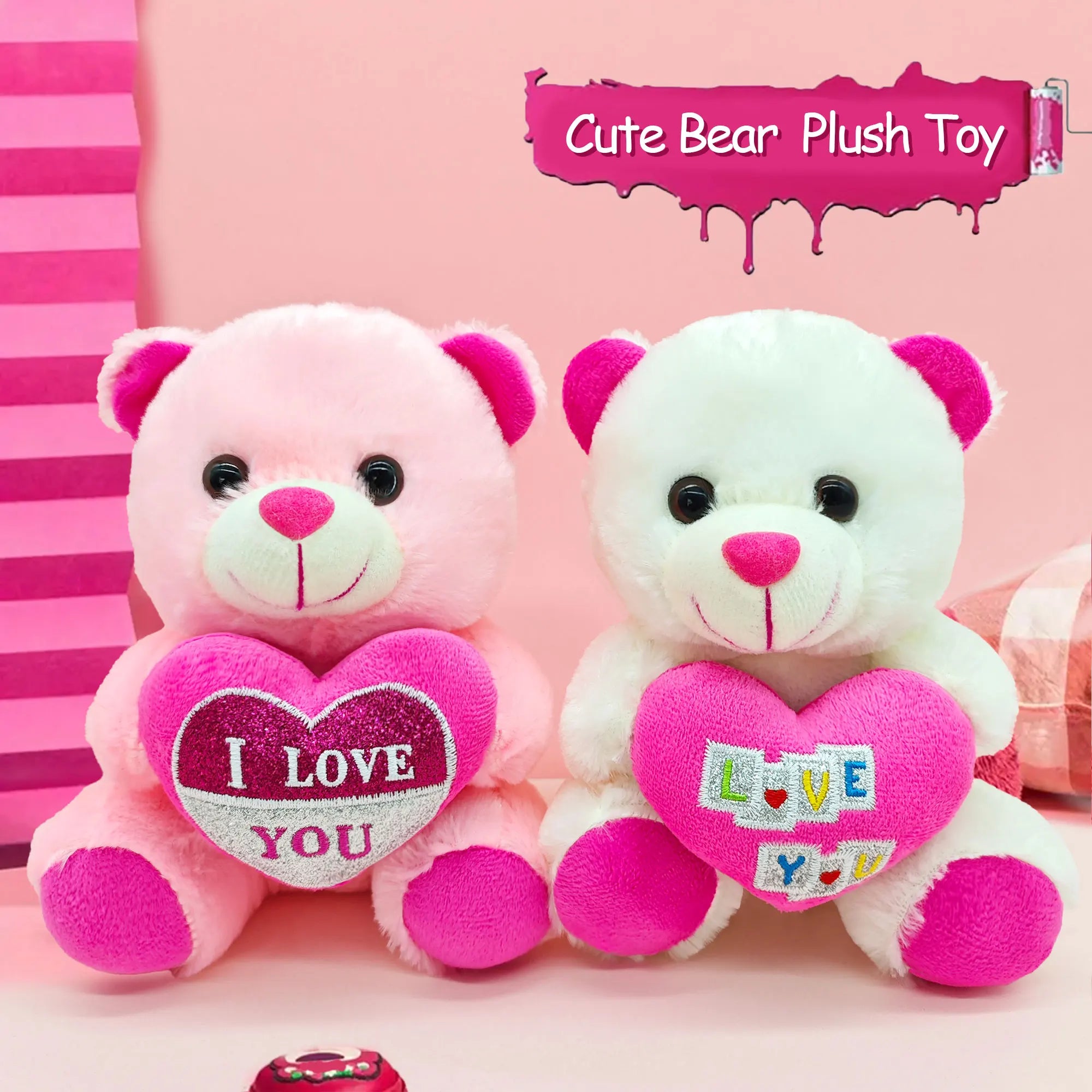 Giant teddy pink